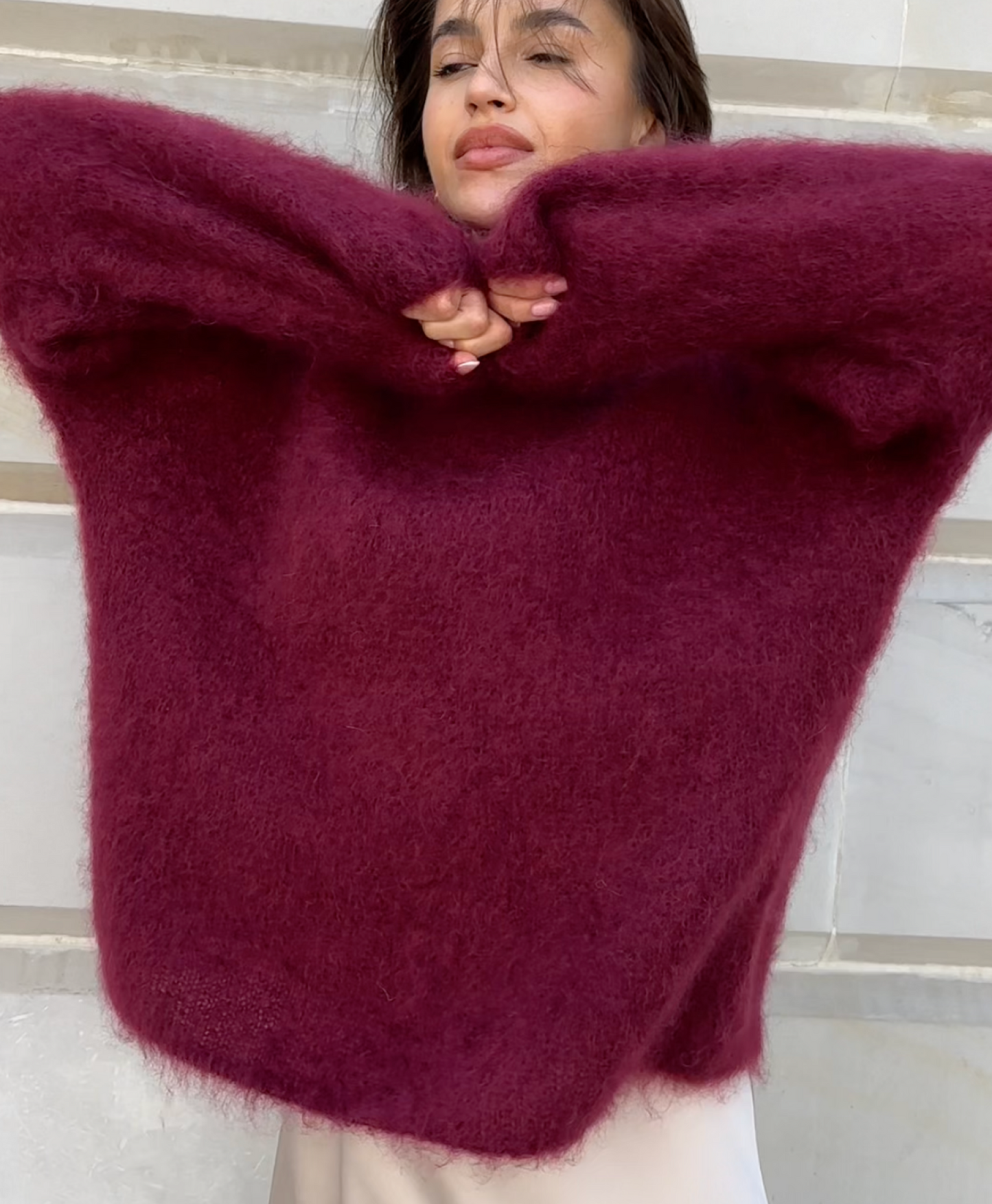 Jenna Mohair Crewneck